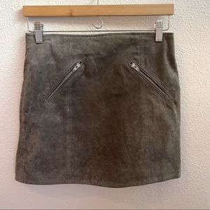 Blank NYC suede mini skirt